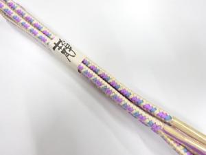 未使用品　正絹　手組帯締め